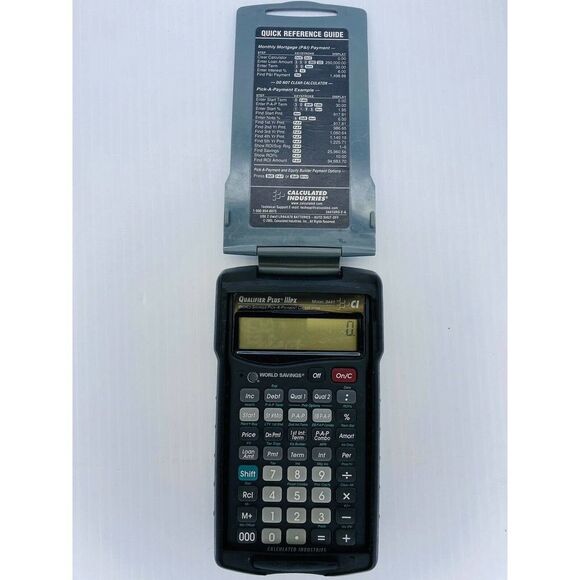 Calculated Industries 3415 Qualifier Plus IIIx Advanced Real Estate with Case - Picture 2 of 10